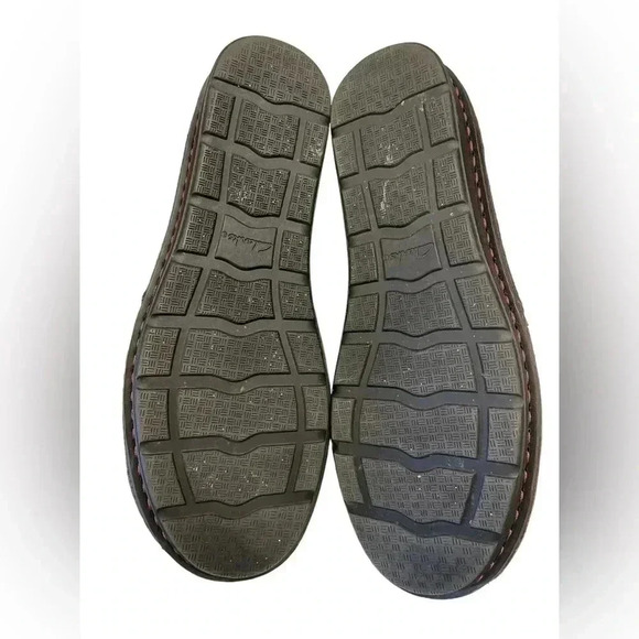 Clarks Collection Leather & Suede  Slip On Shoes Michela Opal Burgundy Size 11 - Picture 8 of 9